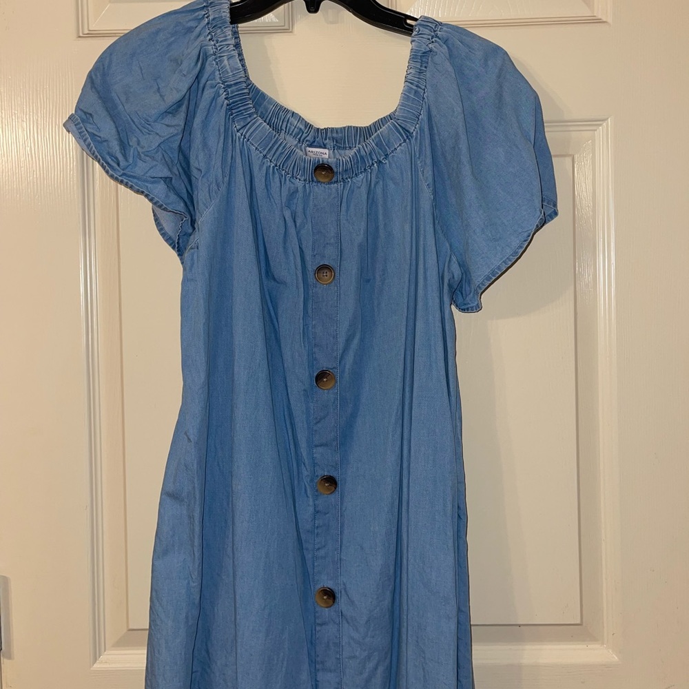 Junior Dress Sky Blue